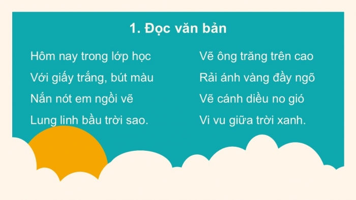 Giáo án điện tử tiếng Việt 2 kết nối Bài 14: Em học vẽ