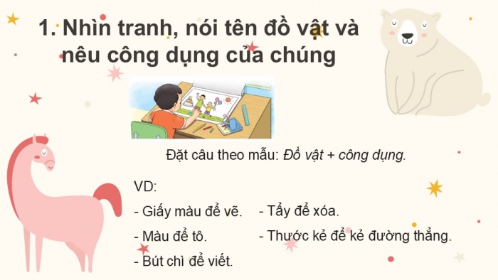 Giáo án điện tử tiếng Việt 2 kết nối Bài 14: Viết đoạn văn giới thiệu một đồ vật, Đọc mở rộng