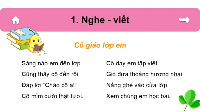 Giáo án điện tử tiếng Việt 2 kết nối Ôn tập giữa học kì 1 (Tiết 3 + 4)