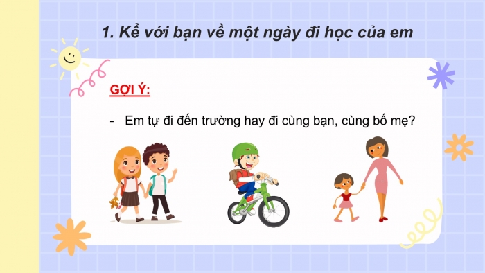 Giáo án điện tử Tiếng Việt 2 cánh diều Bài 10: Viết về một ngày đi học của em