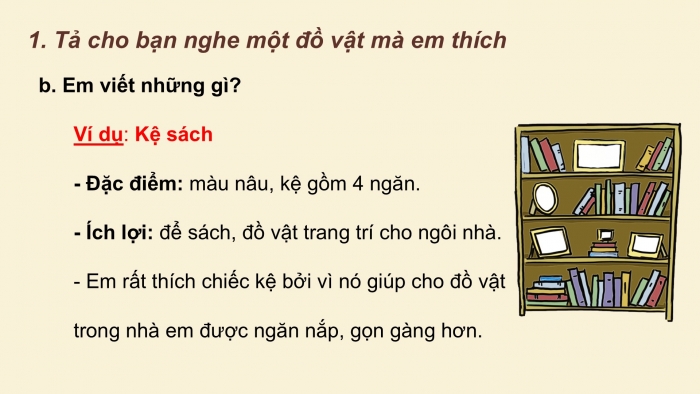 Giáo án điện tử Tiếng Việt 2 cánh diều Bài 11: Viết về một đồ vật yêu thích