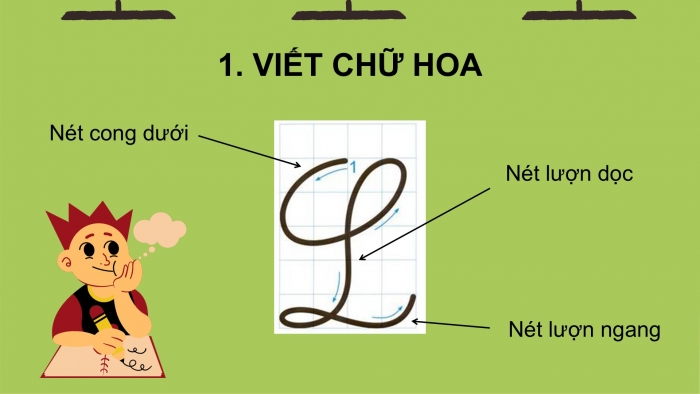 Giáo án điện tử tiếng Việt 2 kết nối Bài 21: Chữ hoa L