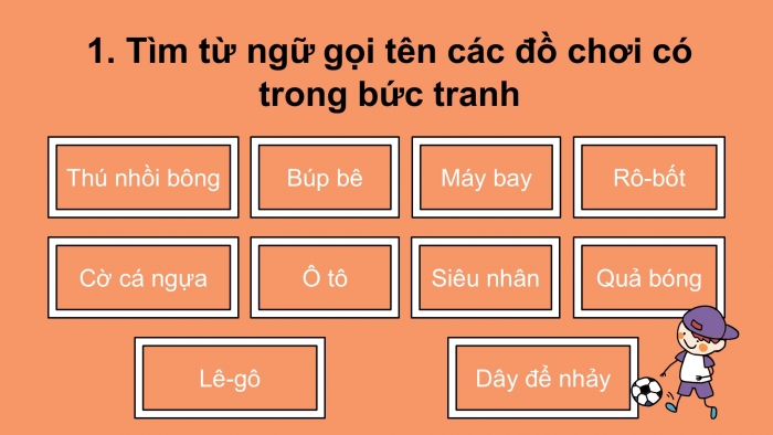 Giáo án điện tử tiếng Việt 2 kết nối Bài 22: Từ ngữ chỉ sự vật, đặc điểm; Câu nêu đặc điểm