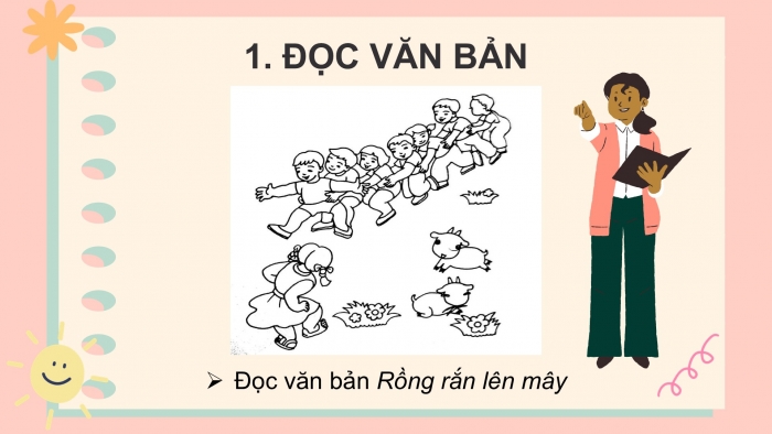 Giáo án điện tử tiếng Việt 2 kết nối Bài 23: Rồng rắn lên mây