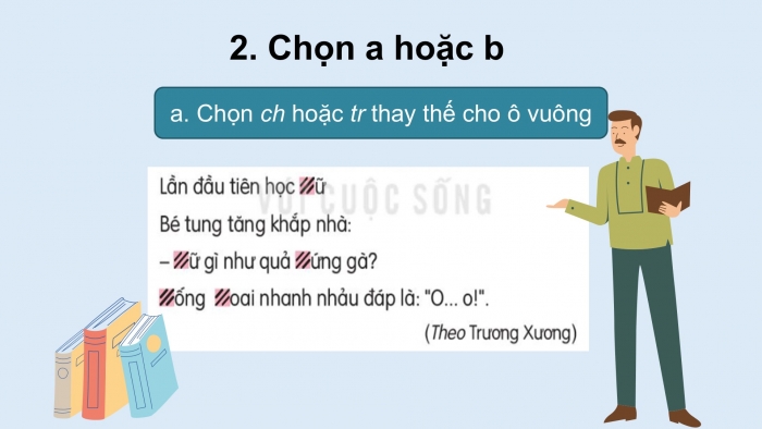 Giáo án điện tử tiếng Việt 2 kết nối Bài 30: Nghe – viết Thương ông, Phân biệt ch/tr, ac/at