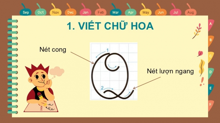 Giáo án điện tử Tiếng Việt 2 kết nối Bài 1: Chữ hoa Q