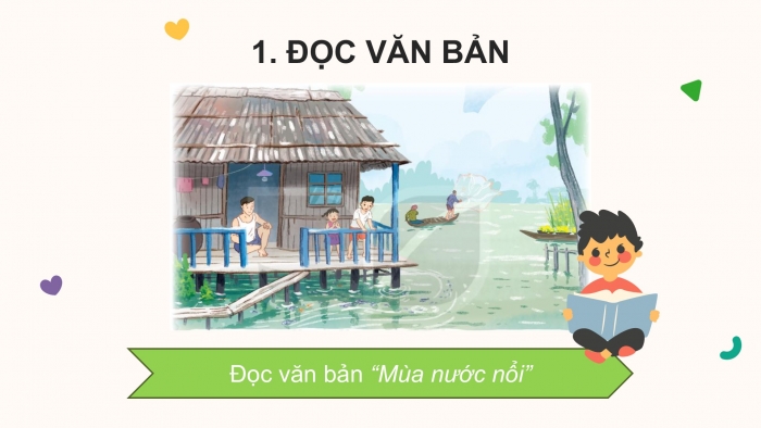 Giáo án điện tử Tiếng Việt 2 kết nối Bài 2: Mùa nước nổi