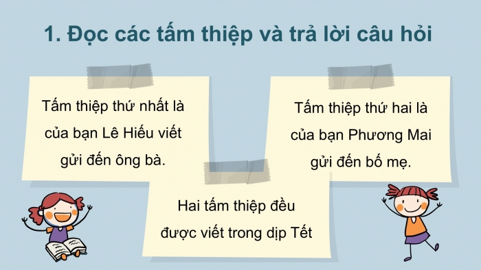 Giáo án điện tử Tiếng Việt 2 kết nối Bài 4: Viết thiệp chúc Tết, Đọc mở rộng