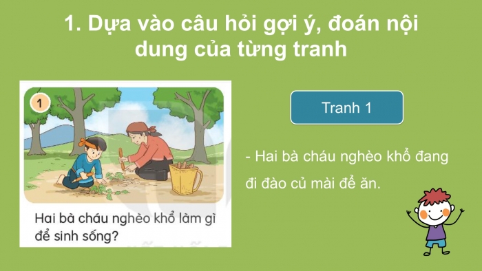 Giáo án điện tử Tiếng Việt 2 kết nối Bài 7: Kể chuyện Sự tích cây khoai lang