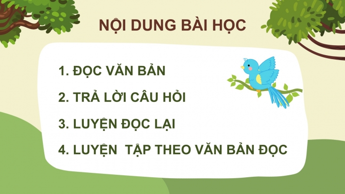 Giáo án điện tử Tiếng Việt 2 kết nối Bài 9: Vè chim