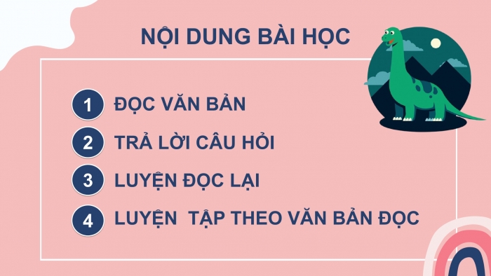 Giáo án điện tử Tiếng Việt 2 kết nối Bài 10: Khủng long