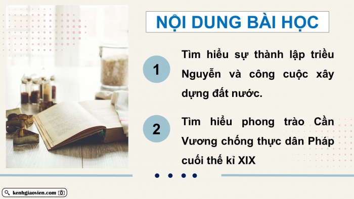 Giáo án điện tử Lịch sử và Địa lí 5 chân trời Bài 12: Triều Nguyễn