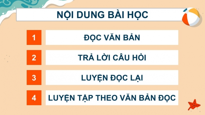 Giáo án điện tử Tiếng Việt 2 kết nối Bài 15: Những con sao biển