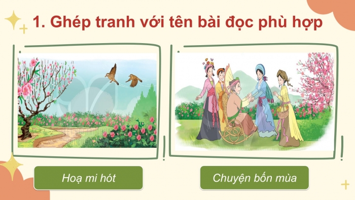 Giáo án điện tử Tiếng Việt 2 kết nối Ôn tập giữa học kì 2 (Tiết 1 + 2)