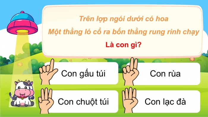 Giáo án điện tử Tiếng Việt 2 cánh diều Bài 26: Hươu cao cổ