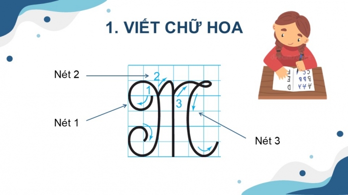 Giáo án điện tử Tiếng Việt 2 kết nối Bài 19: Chữ hoa M (kiểu 2)