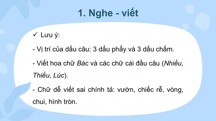 Giáo án điện tử Tiếng Việt 2 kết nối Bài 24: Nghe – viết Chiếc rễ đa tròn, Viết hoa tên người, Phân biệt iu/ưu, im/iêm