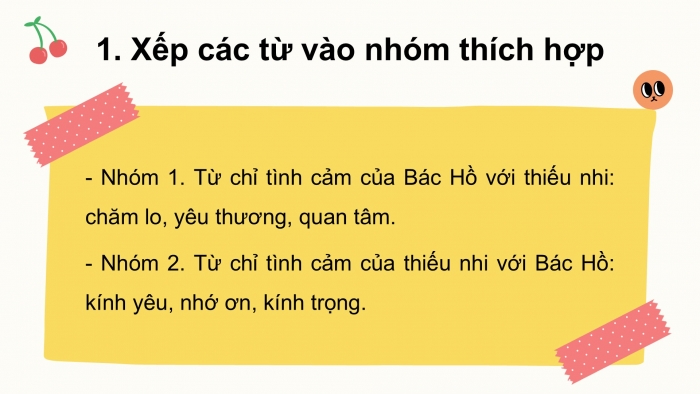 Giáo án điện tử Tiếng Việt 2 kết nối Bài 24: Mở rộng vốn từ về Bác Hồ và nhân dân