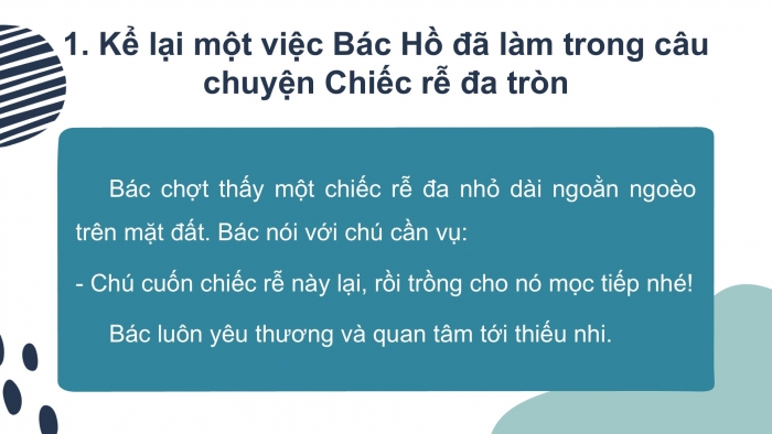 Giáo án điện tử Tiếng Việt 2 kết nối Bài 24: Viết đoạn văn kể một sự việc, Đọc mở rộng