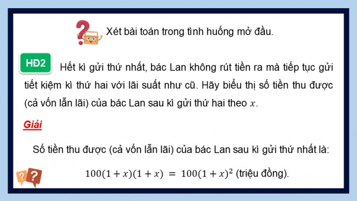 Giáo án điện tử Toán 9 kết nối Bài 21: Giải bài toán bằng cách lập phương trình