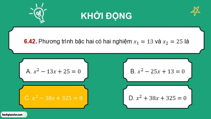 Giáo án điện tử Toán 9 kết nối Bài tập cuối chương VI