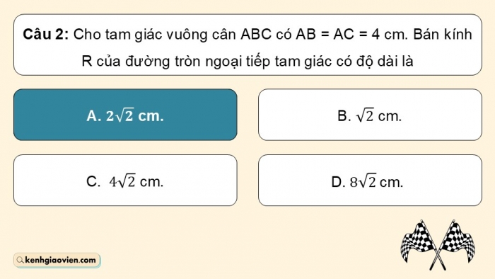 Giáo án điện tử Toán 9 chân trời Bài tập cuối chương 9