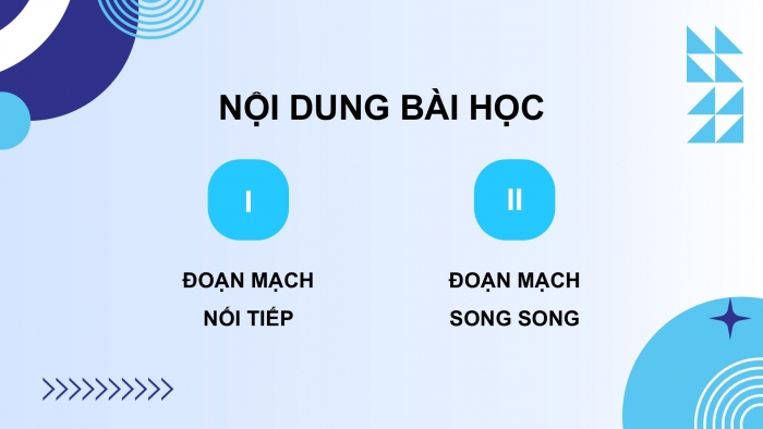 Giáo án điện tử KHTN 9 kết nối - Phân môn Vật lí Bài 12: Đoạn mạch nối tiếp, song song