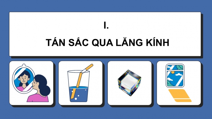 Giáo án điện tử KHTN 9 cánh diều - Phân môn Vật lí Bài 4: Hiện tượng tán sắc ánh sáng. Màu sắc ánh sáng