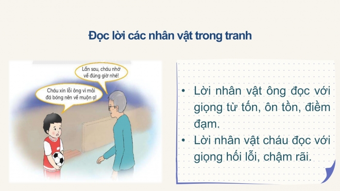 Giáo án điện tử Tiếng Việt 2 chân trời Bài 2: Nói, viết lời xin lỗi