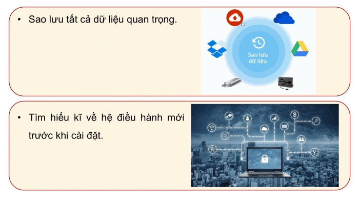 Giáo án điện tử chuyên đề Tin học ứng dụng 12 kết nối Bài 7: Cài đặt hệ điều hành máy tính