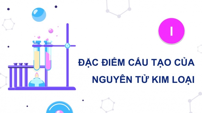 Giáo án điện tử Hoá học 12 kết nối Bài 18: Cấu tạo và liên kết trong tinh thể kim loại