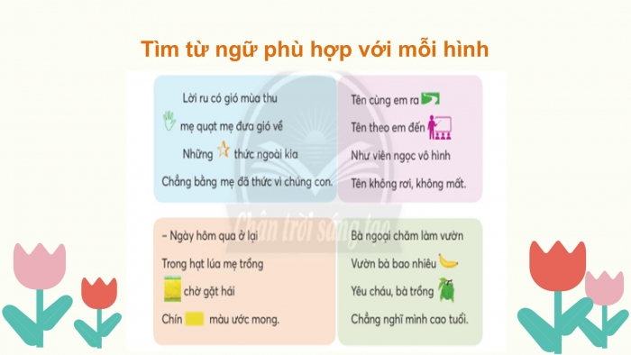 Giáo án điện tử Tiếng Việt 2 chân trời Ôn tập giữa học kì I - Ôn tập 3 (Tiết 1)