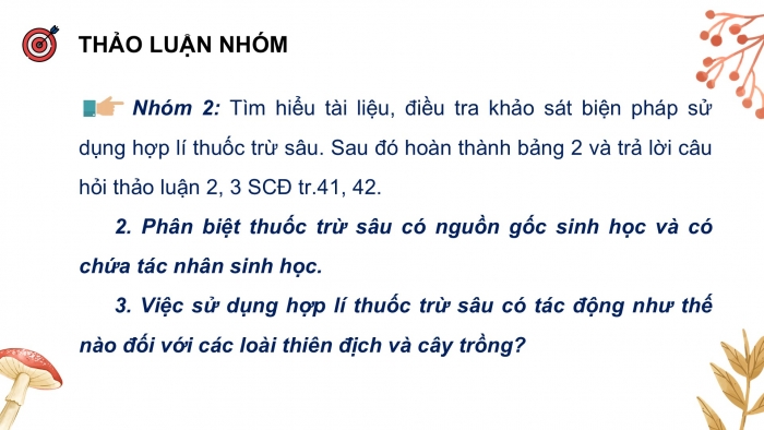 Giáo án điện tử chuyên đề Sinh học 12 cánh diều Bài 7: Biện pháp kiểm soát sinh học