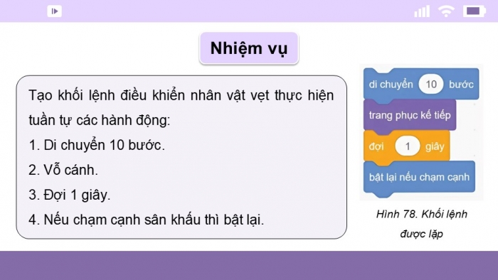 Giáo án điện tử Tin học 5 kết nối Bài 12: Thực hành sử dụng lệnh lặp