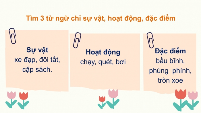 Giáo án điện tử Tiếng Việt 2 chân trời Ôn tập giữa học kì I - Ôn tập 4 (Tiết 2)