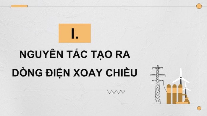 Giáo án điện tử Vật lí 12 kết nối Bài 17: Máy phát điện xoay chiều