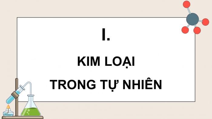 Giáo án điện tử Hoá học 12 kết nối Bài 20: Kim loại trong tự nhiên và phương pháp tách kim loại