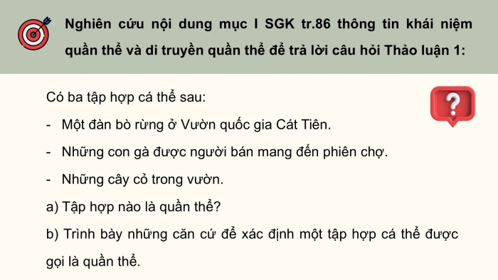 Giáo án điện tử Sinh học 12 chân trời Bài 13: Di truyền quần thể