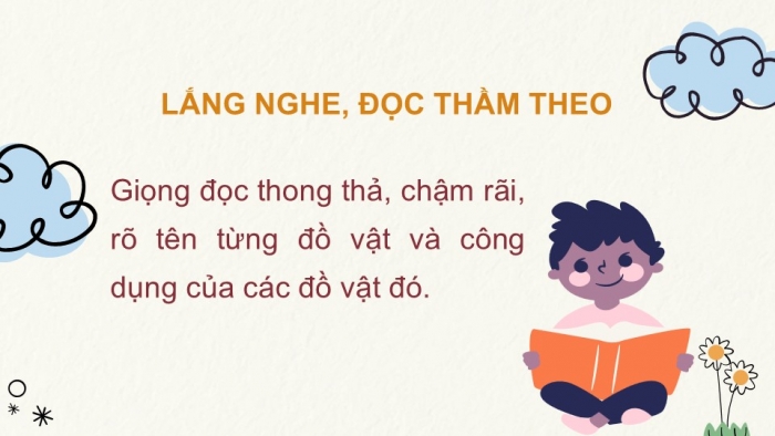 Giáo án điện tử Tiếng Việt 2 chân trời Bài 3: Đọc Đồ đạc trong nhà