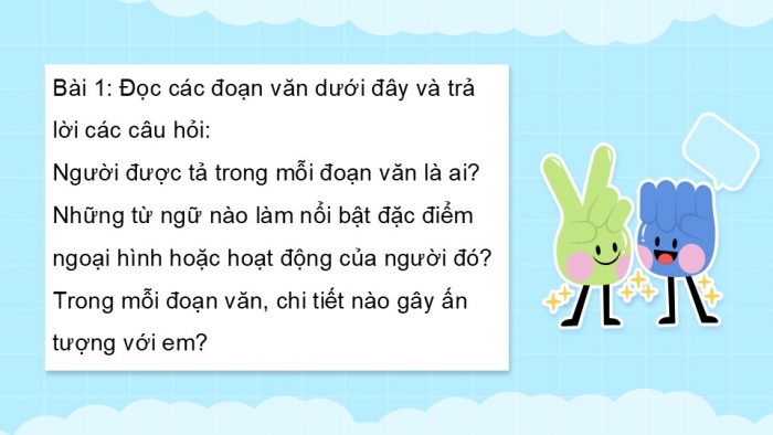 Giáo án điện tử Tiếng Việt 5 kết nối Bài 5: Viết đoạn văn tả người