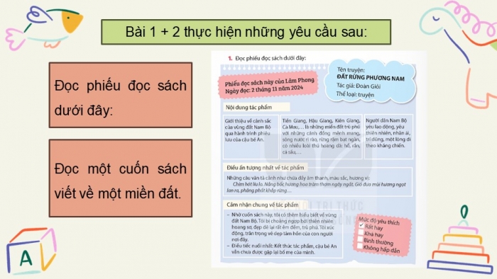 Giáo án điện tử Tiếng Việt 5 kết nối Bài 10: Đọc mở rộng (Tập 2)