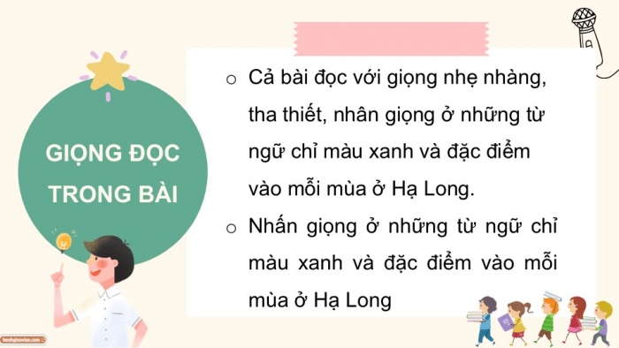 Giáo án điện tử Tiếng Việt 5 chân trời Bài 4: Vịnh Hạ Long