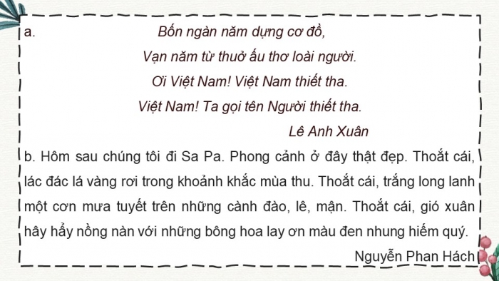 Giáo án điện tử Tiếng Việt 5 chân trời Bài Ôn tập giữa học kì II (Tiết 3)