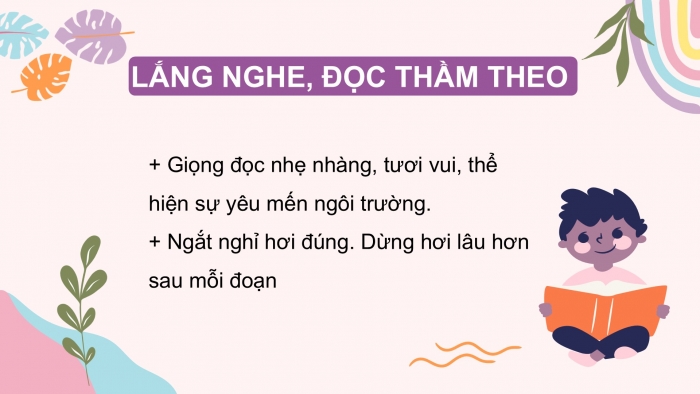 Giáo án điện tử Tiếng Việt 2 chân trời Bài 3: Đọc Yêu lắm trường ơi!