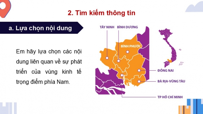 Giáo án điện tử Địa lí 9 chân trời Bài 20: Thực hành Viết báo cáo về vùng kinh tế trọng điểm phía Nam