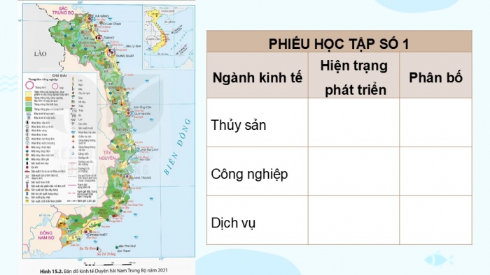 Giáo án điện tử Địa lí 9 kết nối Bài 15: Duyên hải Nam Trung Bộ (P2)