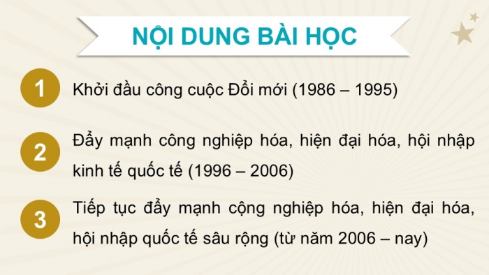 Giáo án điện tử Lịch sử 12 cánh diều Bài 10: Khái quát về công cuộc Đổi mới từ năm 1986 đến nay