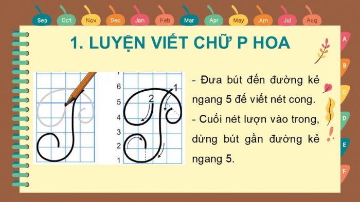 Giáo án điện tử Tiếng Việt 2 chân trời Bài 3: Viết chữ hoa P, Từ chỉ người, chỉ hoạt động, Đặt câu hỏi Ở đâu?