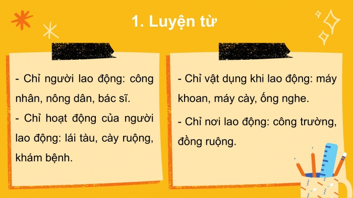 Giáo án điện tử Tiếng Việt 2 chân trời Bài 4: Mở rộng vốn từ Nghề nghiệp (tiếp theo), Đọc – kể Mẹ của Oanh