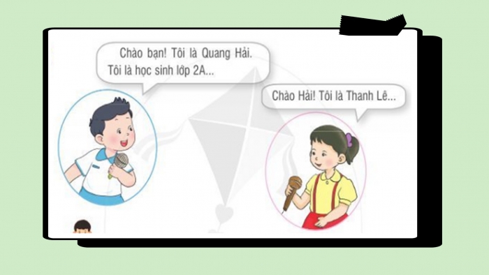 Giáo án điện tử Tiếng Việt 2 cánh diều Bài 1: Chào hỏi, tự giới thiệu